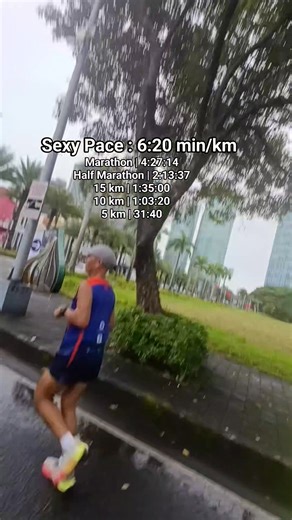 if you run this distance example a marathon, half marathon, 15km, 10 , or 5km in the race or Training , this is the target time,. And your target goal pace is 6:20 min/km that's a good finish time especially if you're new to running .. just work hard on training gradually so your body can adapt .. focus on easy runs or zone 2, which is slow and steady. to build an aerobic base and strengthen your muscles.. #endurance #runner #tips #coach | Welfredo Piano