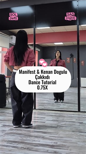 Manifest & Kenan Doğulu - Çakkıdı Dance Tutorial 0.75X #manifest #çakkıdı #dance #shorts #fyp