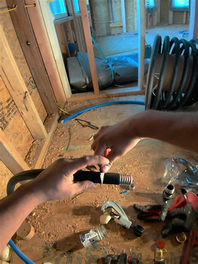 #plumbing #plumber #pov #tracpipe #fyp | Plumbing