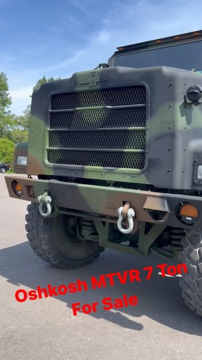 20K views · 184 reactions | Low Mileage MTVR MK23 7 Ton Oshkosh Truck For Sale Now | Midwest Military Equipment | Facebook