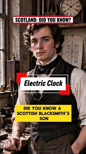 Scotland's Secret Electric Clock ⏰ #Scotland #History #Technology #Clock.#Shorts