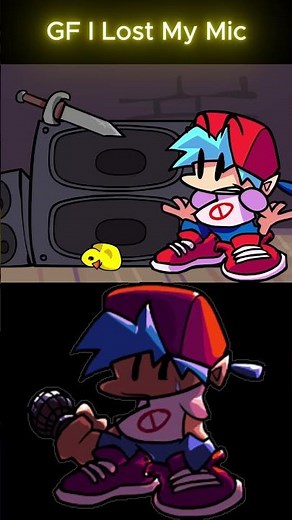GF I Lost My Mic [FNF Animation] #fnf #fnfmod #fridaynightfunkin #shorts #fnfsus