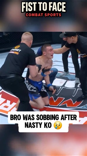 A reminder of how tough this sport can be 😢 #martialarts #sad #fighter
