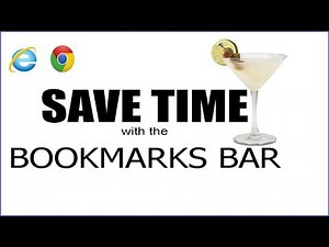 How to enable the BOOKMARKS BAR in WINDOWS 10