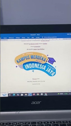 Buat Cover Makalah 1 Detik #msword #tutorial #makalah #mahasiswa