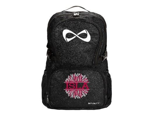Nfinity Cheer Backpack Black Sparkle Cheer Bag Personalized Cheerleading Backpack Custom Name Cheer Bag Cheerleader Gift Gym Bag - Etsy