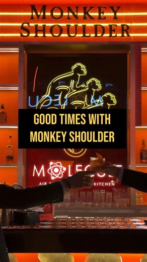 So Delhi on Instagram: "Monkey Shoulder sits right at the heart of Molecule, setting the mood, shaping the energy, and driving the entire cocktail experience 🧡🥃✨ Every detail leans into the whisky’s bold, playful personality, turning the space into a full sensory takeover 🔥🎶 Sip on signature serves like the smoky Penicillin or the smooth Lazy Old Fashioned, both built to let Monkey Shoulder do the talking 🥃🧊 This one’s not just about what’s in your glass. It’s about the world around it mov