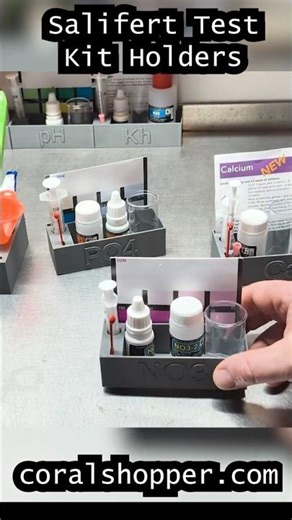 3D Printed Salifert Test Kit Holders for your Reef