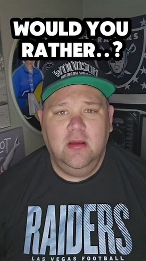 would you rather? raiders edition.. #raiders #raidernation #nfl #nflcomedy #nflmemes #raidersfootball #wouldyourather #thehomies #guyfriends #funny | Joemorleysports