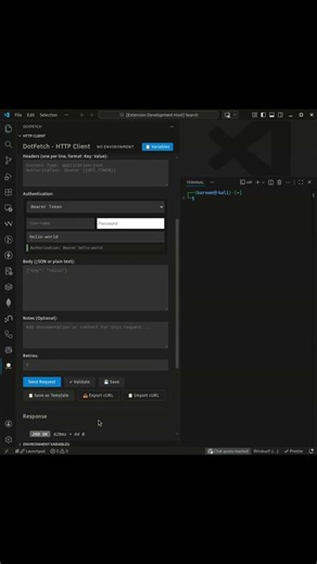 Stop leaving VS Code to test APIs! DotFetch 1.2.0 is HERE #shorts