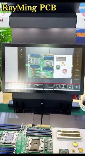 Inspecting PCB Quality with a Touchscreen Zoom Microscope