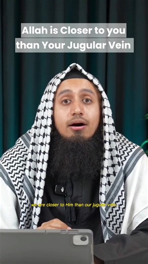 Allah SWT is closer to you than your jugular vein. Watch the full episode here: https://www.youtube.com/watch?v=YlOAR9yzocI #MuslimPro