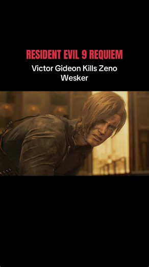 RESIDENT EVIL 9 REQUIEM – Victor Gideon Kills Zeno Wesker #gamingontiktok #whattoplay #residentevil9 #re9