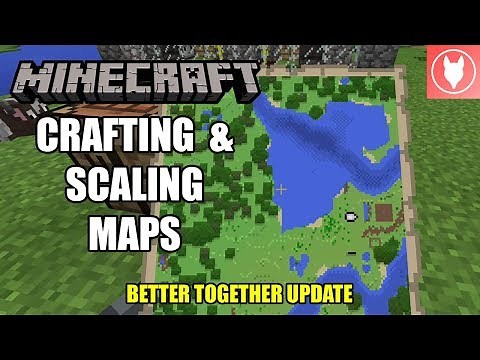 Minecraft Bedrock - Crafting & Scaling Maps Tutorial ( Xbox / MCPE / Windows 10 )