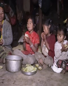 24K views · 313 reactions | Cooking by the boiling method and eating together - My village official videos | Harvest Village | Facebook