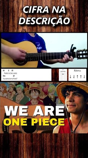WE ARE! - One Piece | Como tocar no Violão (Tutorial)