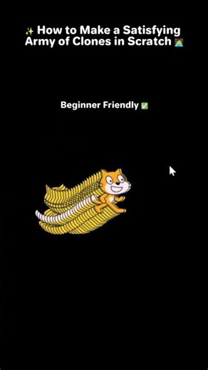 ✨ How to Make a Satisfying Army of Clones in Scratch 🧑‍💻