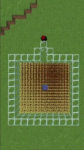 Easy Automatic Wheat Farm in Minecraft