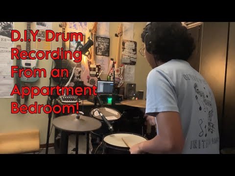 STUDIO R DIARIES EP 1 | D.I.Y. Drum Recording from a small bedroom!