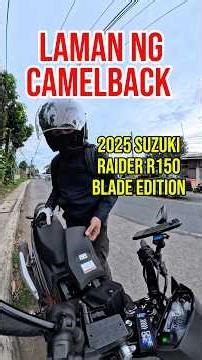 What’s inside the Raider R150 Blade Edition Camelback? #motovlog #motorcycle #bikereview