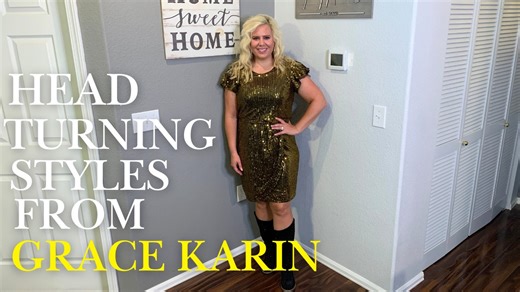 Watch Head Turning Styles From Grace Karin on Amazon Live