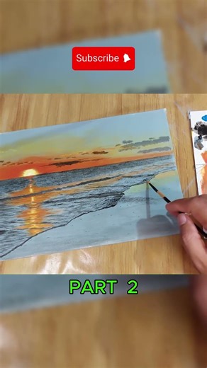 UNBELIEVABLE Result! 🌅 Sunset Beach Painting Final (Part 2)