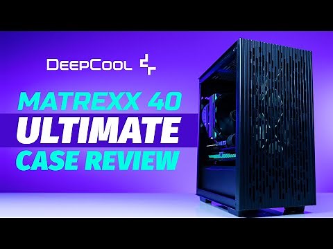 A Budget Micro-ATX Case that Performs and Looks Good? Yes! The Ultimate DeepCool Matrexx 40 Review