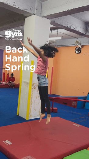 Master the Backhand Spring Flip with these power-packed drills! 🚀 Build explosive height, engage your core for a solid push, and perfect your arch for a smooth landing. Stay consistent, train hard, and watch yourself flip like a pro! 💪✨ Drop a 🔥 in the comments if you’re up for the challenge! #BackhandSpring #FlipMastery #GymnastLife #TrainLikeAChampion | The Little Gym Guwahati