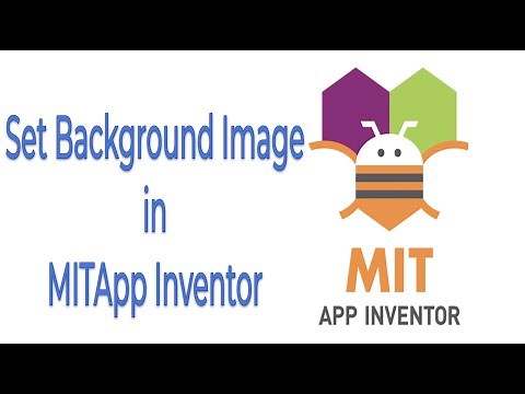 How To Set Background Images in MITAppInventor