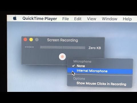 How to turn on your microphone in Quicktime player