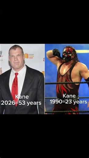 Kane 1990 ➝ 2026 😱 Ultimate Transformation”“Kane Then vs Now 🔥 23 to 59 Years Journey