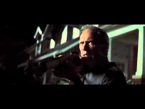 Gran Torino~ "Get off my lawn." Clip- Clint Eastwood