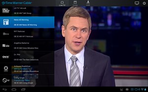Live TV feature comes to the 'Time Warner Cable' Android app