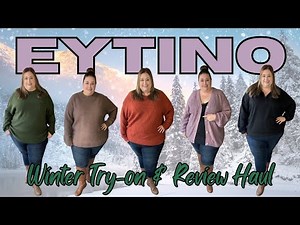 🔥 Eytino Amazon Plus Size Fall & Winter Haul | Cozy, Cute & Affordable Outfits! 🔥
