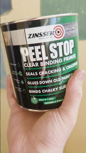 Fixing peeling and flaking paint for good #Zinsser peel stop