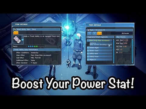 [PSO2] How To Get Timed Abilities/Augments