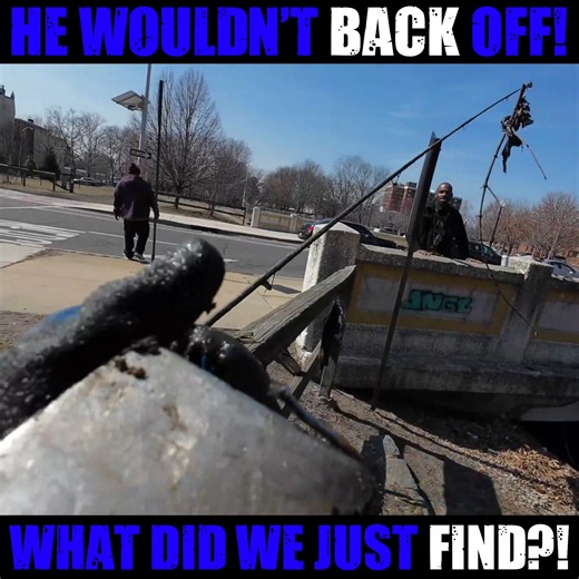 What started as a normal day of magnet fishing turned into one of the most intense experiences we’ve had yet. #magnetfishing #crazyencounter #treasurehunting | Dani Dip
