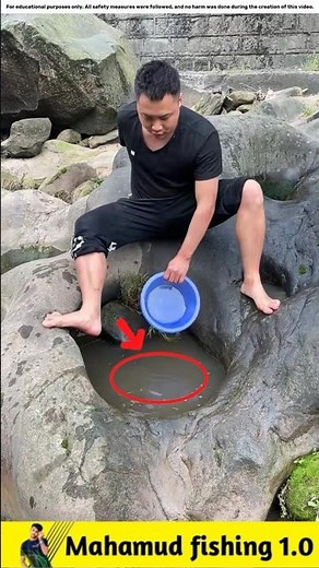 What Monster Fish Did He Find in the Small Well?🐟#viralvideo #facts #fishinggear #fishinglife #fish