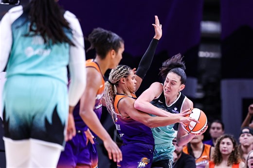 New York Liberty Star Breanna Stewart Exits Game 1 Ahead of WNBA Playoffs OT Win