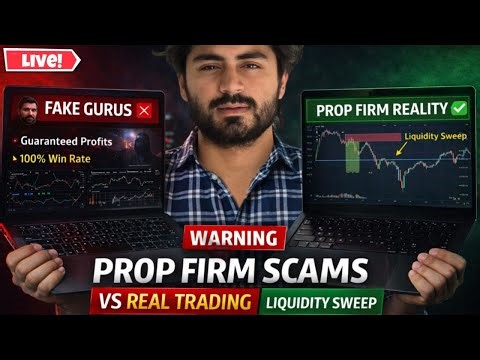 Liquidity Sweep vs Internet Scammers | Prop Firm Reality LIVE