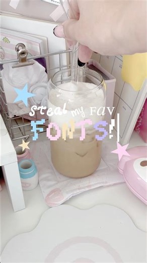 u can find all these on dafont.com ! ᯓ★ #edit #fonts #asmr #desk #clean #organize #sticker