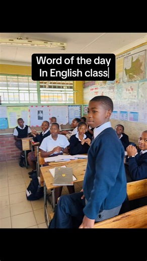 Word of the Day in Grade 8 English Class