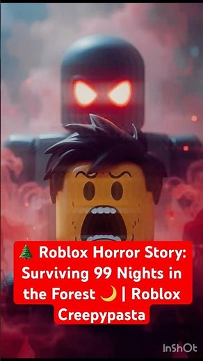 🌲 Roblox Horror Story: Surviving 99 Nights in the Forest 🌙 | Roblox Creepypasta