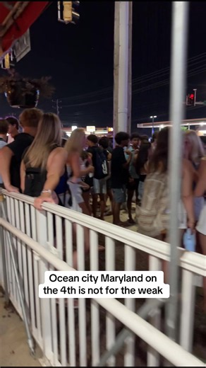 My 11 year old learned what a paddy wagon is on night one. #oceancitymaryland #maryland #oceancity #4thofjuly