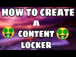 CPAGRIP: How to Create a Content Locker {CPA Content Locking Tutorial}