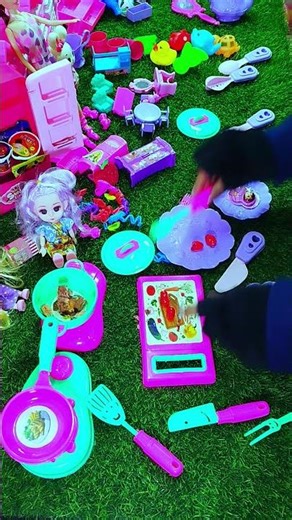 “Cute Mini Kitchen Toys Unboxing 🍽️✨ | Doll Cooking Setup with Plates & Cups”