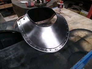 Gorget completed and now to start on a breastplate for the museum next season. #azurearmoury #gorget #handmade #armour #knightarmor #armor #Renaissance #medieval | Azure Armoury