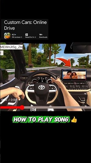 How To Play Song ▶️ In Custom Cars Online Drive Game 🎮 #shorts #viral #gaming