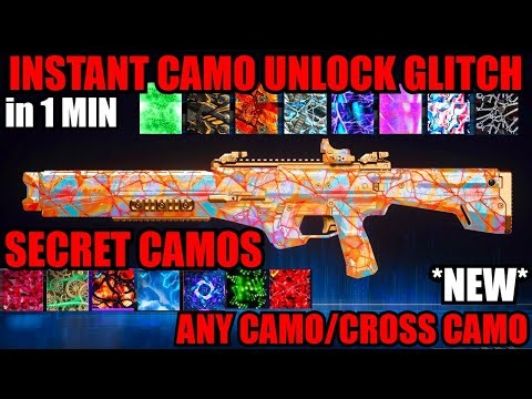 *NEW* INSTANT CAMO GLITCH! SECRET CAMOS NO ONE HAS + ANY CAMO! BO7 GLITCHES! ZOMBIES/WARZONE GLITCH!