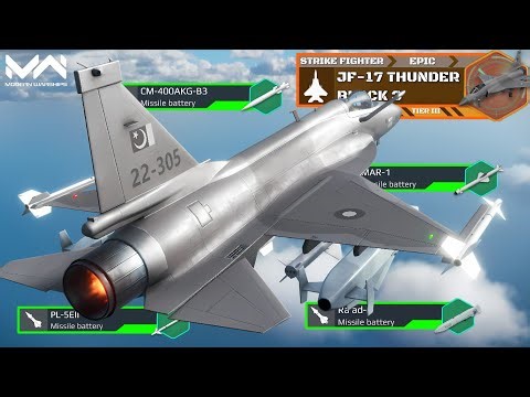 JF-17 Thunder Block 3 March VIP Battlepass Striker Review | Modern Warships Alpha Test